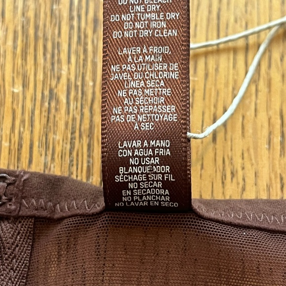 NWT SKIMS Ultra Fine Mesh Catsuit One Piece Jumpsuit Brown Size 4X Underwire - Picture 7 of 12